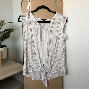 WEST KEI Flutter Sleeve Blouse